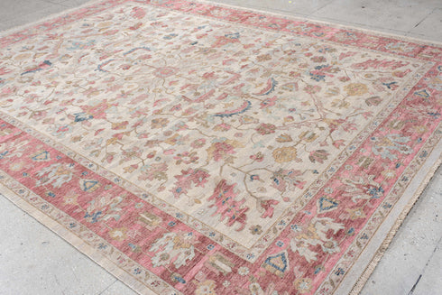 Vintage Oushak Area Rug (10' x 13')